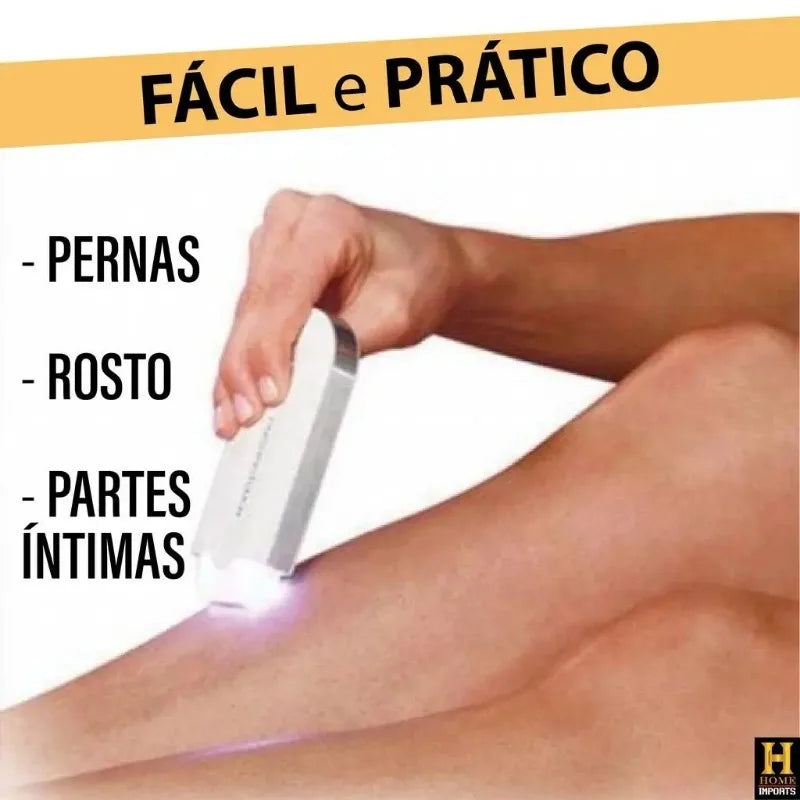 Depilador elétrico depilador corporal e facial feminino